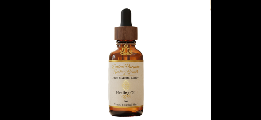 Stress Relief & Mental Clarity Herbal Oil
