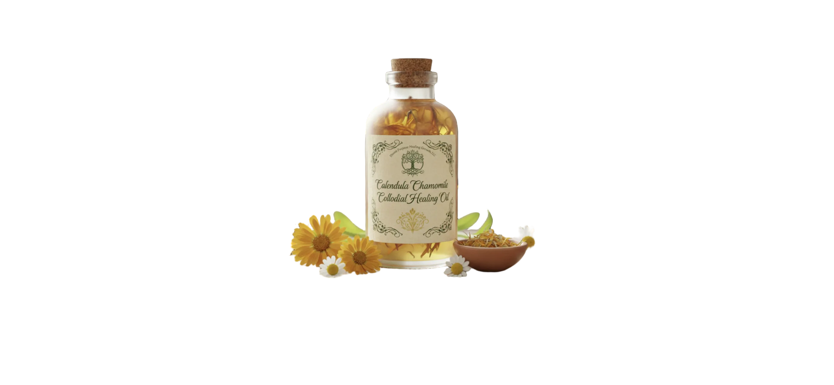 Divine Purpose Healing Growth, LLC Healing Herbal Skin Itching & Calming Oil