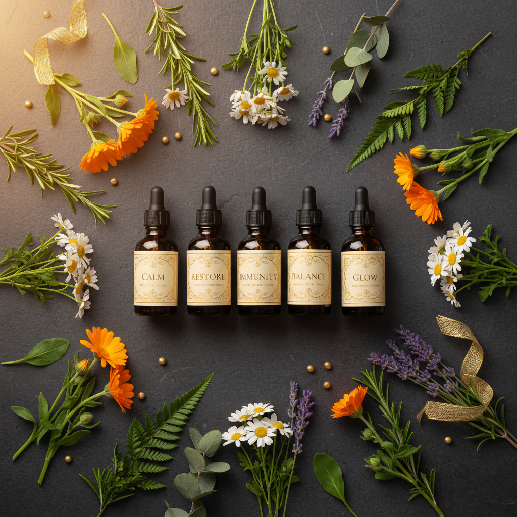 Botanical Flat Lay