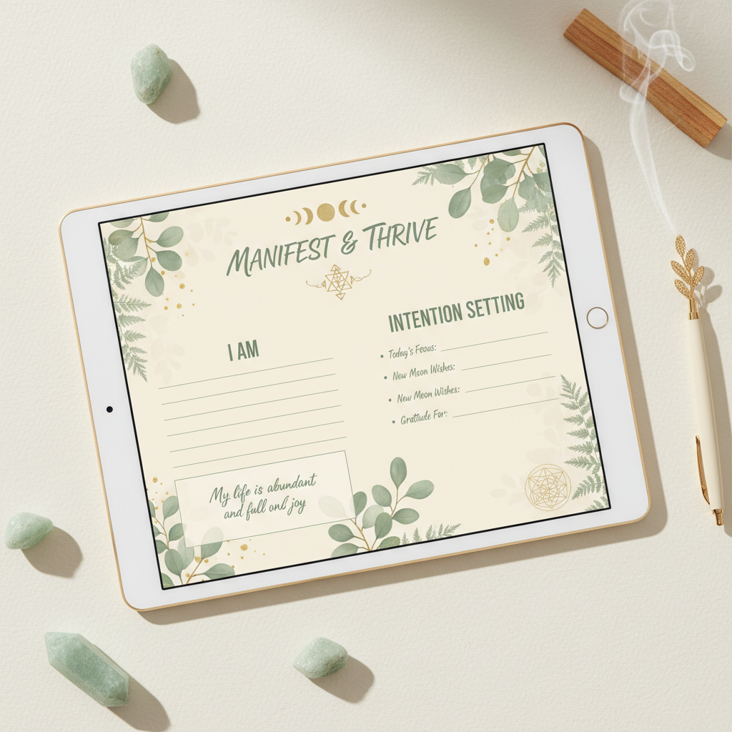 Manifest Your Divine Purpose Digital Journal