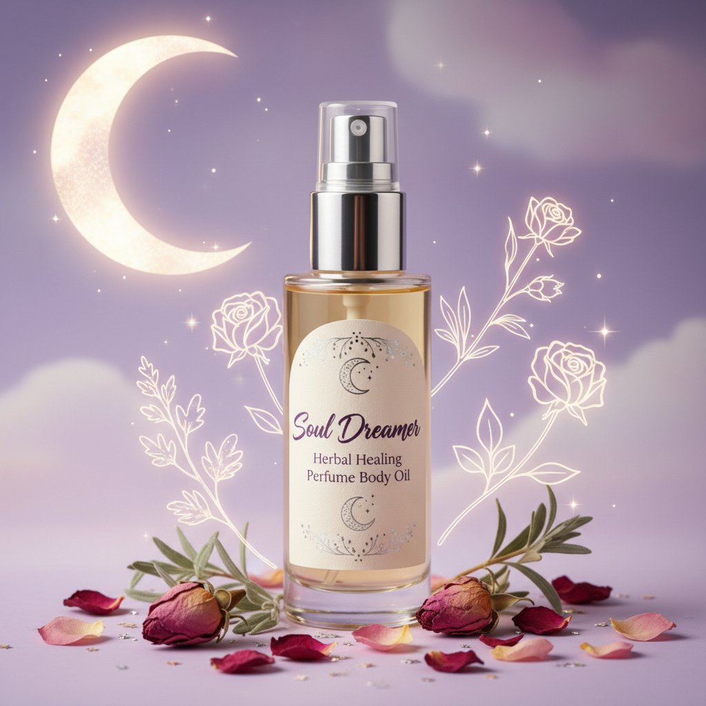 Soul Dreamer Herbal Healing Perfume Body Oil - Dreamy Mystical