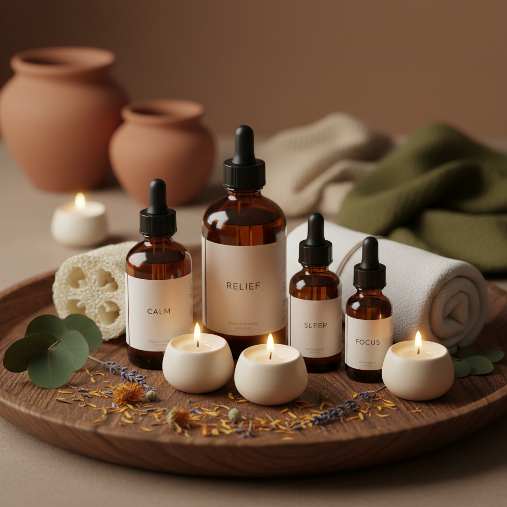 Spa Tray Lifestyle